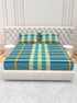 The White moss Cider Luxury Queen Size Bedsheet set with 2 Pillow Covers